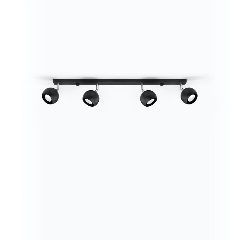 Plafonnier Oculaire LED 4L noir