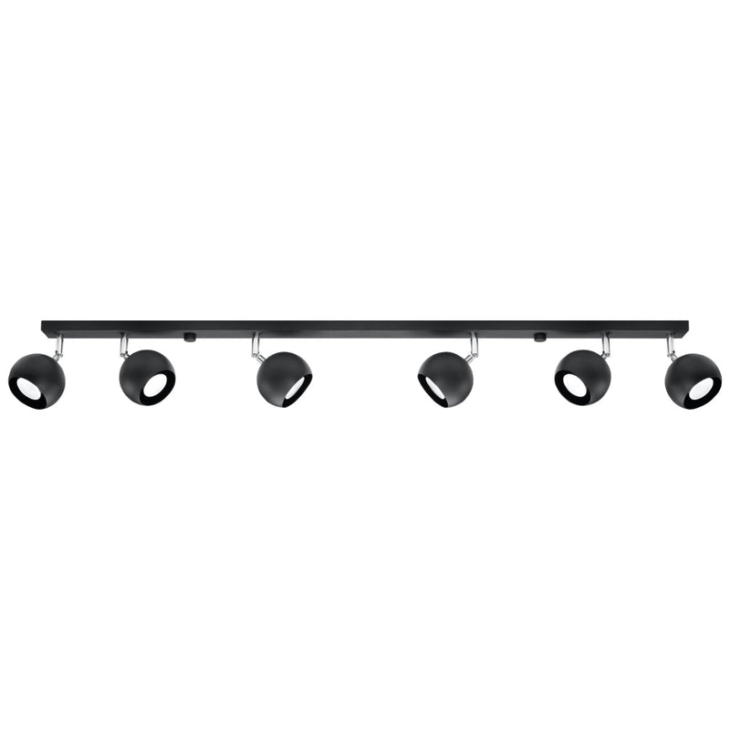 Plafonnier Oculaire LED 6L noir