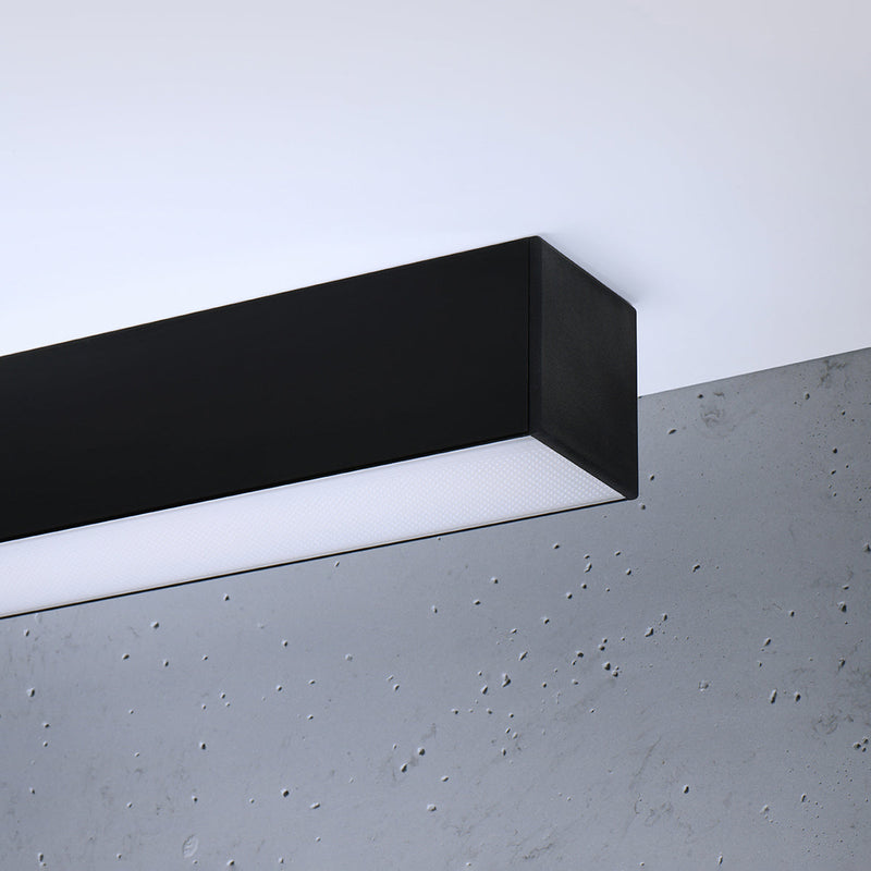 Plafonnier Barre Moderne 67 noir