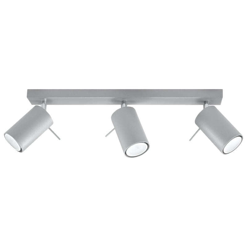 Plafonnier Directionnelle 3 LED gris