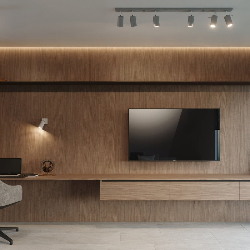 Plafonnier Directionnelle 3 LED gris