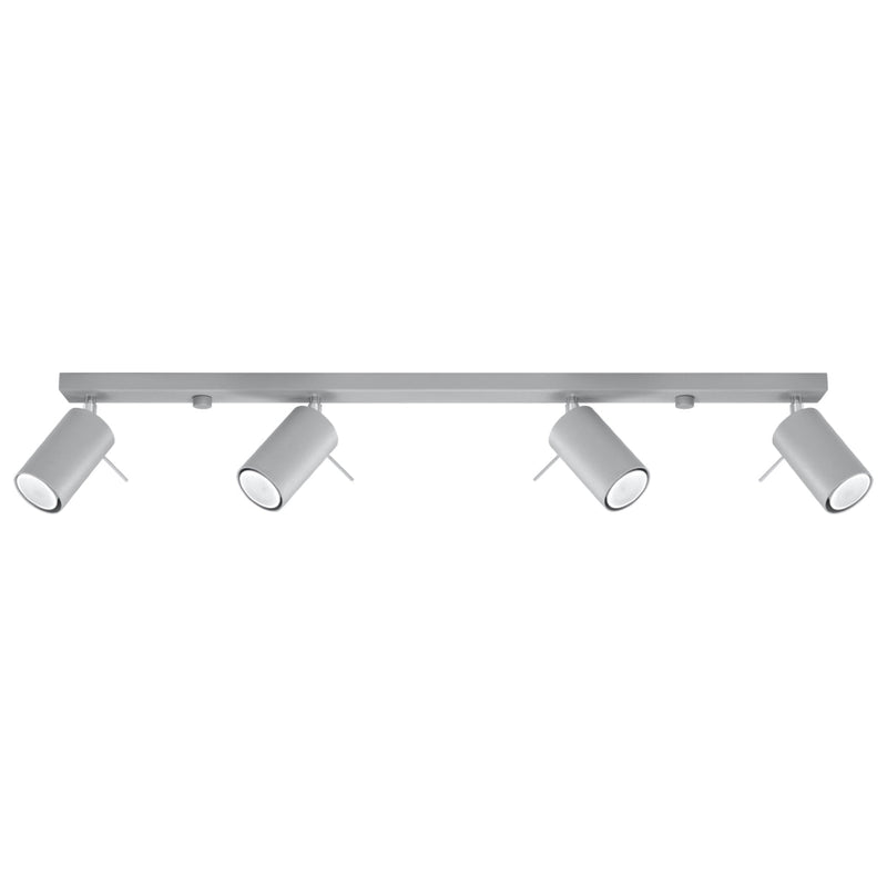 Plafonnier Directionnelle 4L LED gris