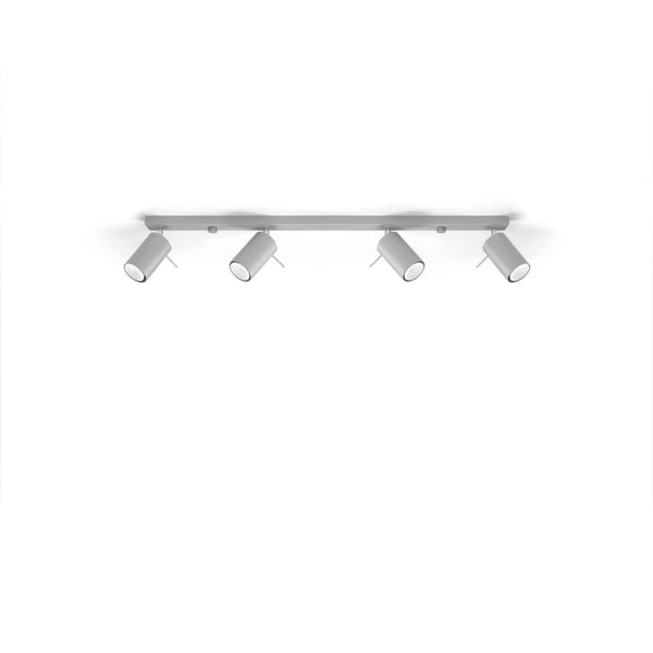 Plafonnier Directionnelle 4L LED gris