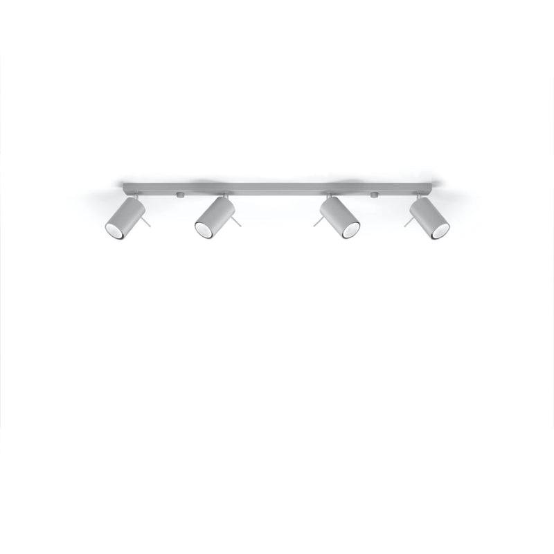 Plafonnier Directionnelle 4L LED gris