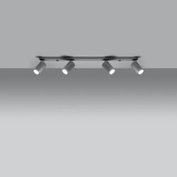 Plafonnier Directionnelle 4L LED gris