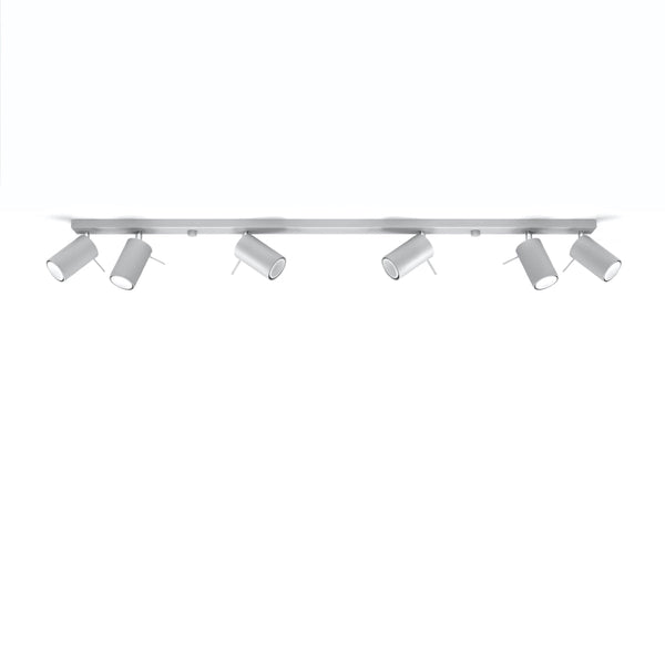 Plafonnier Directionnelle 6L LED gris