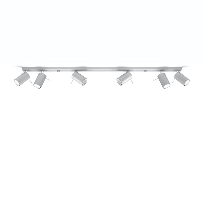 Plafonnier Directionnelle 6L LED gris