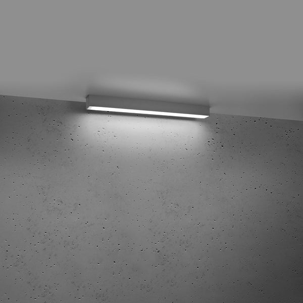 Plafonnier Barre Moderne 67 gris