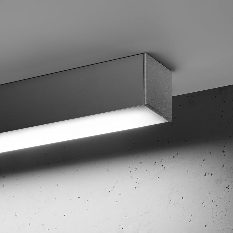 Plafonnier Barre Moderne 67 gris