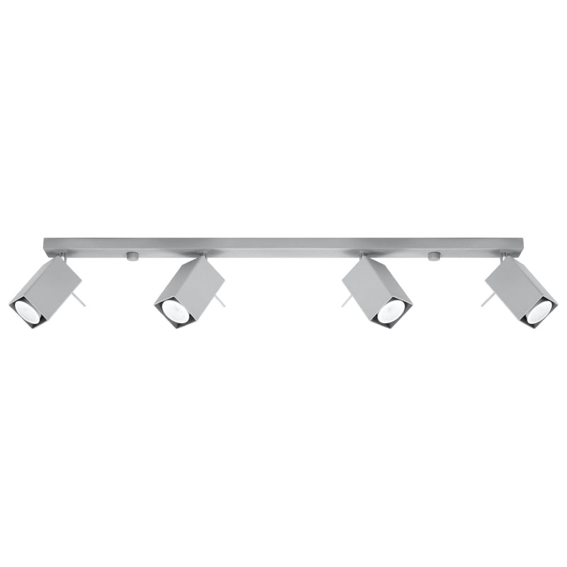 [EXP] Plafonnier Directionnelle Carré 4L gris