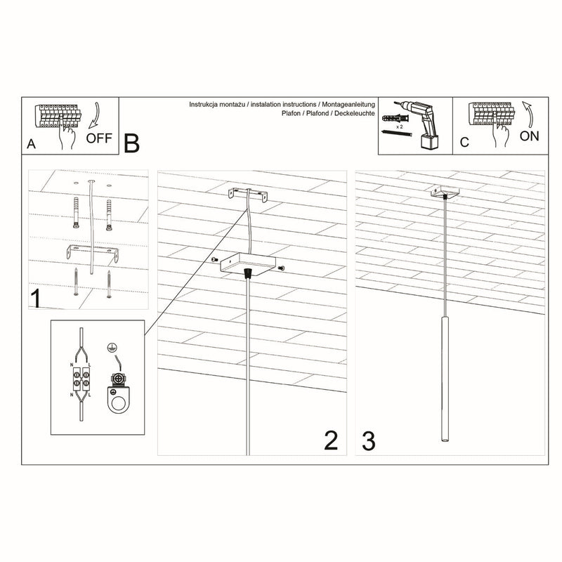 Lampe suspendue Halo 1 blanc