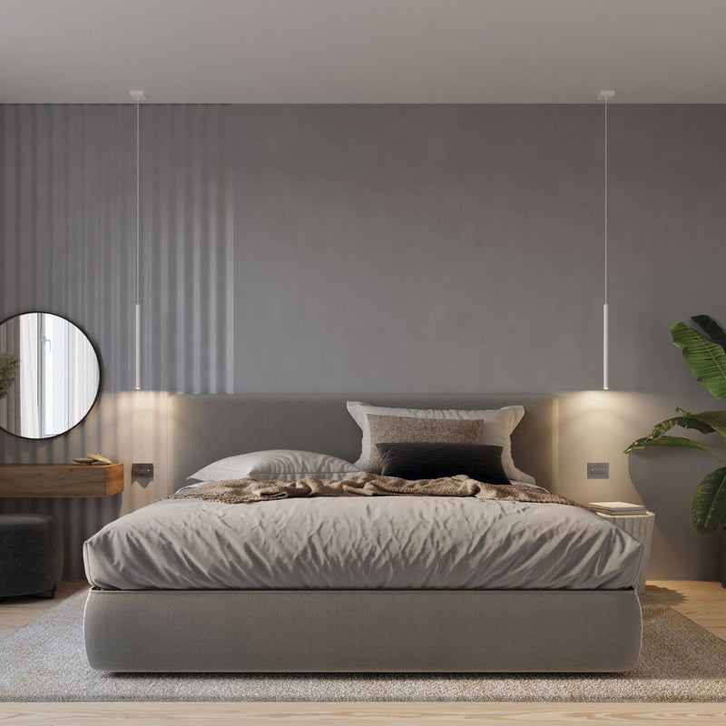 Lampe pendante Halo 3 blanc