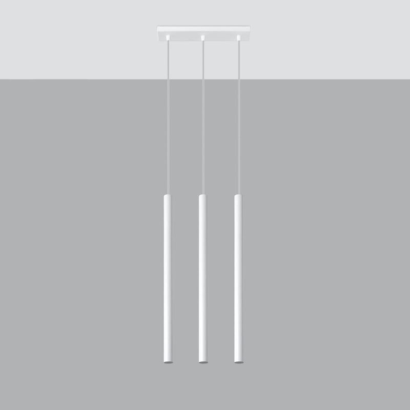 Lampe pendante Halo 3 blanc