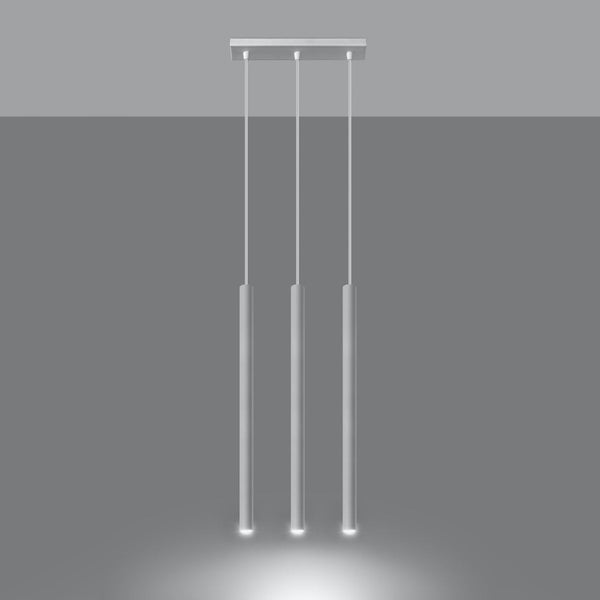 Lampe pendante Halo 3 blanc