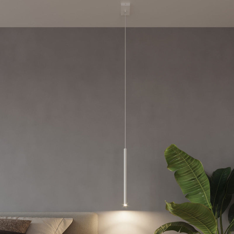 Lampe pendante Halo 3P blanc
