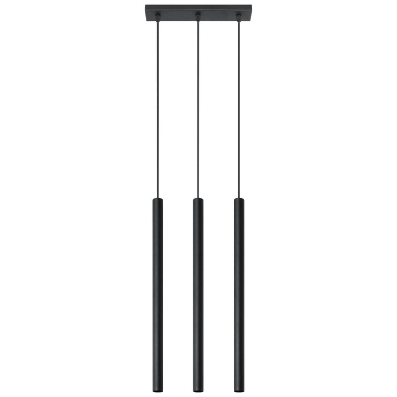 Lampe pendante Halo 3 noir