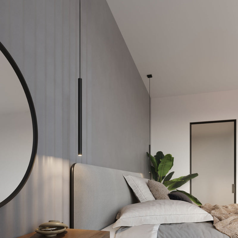 Lampe pendante Halo 3P noir