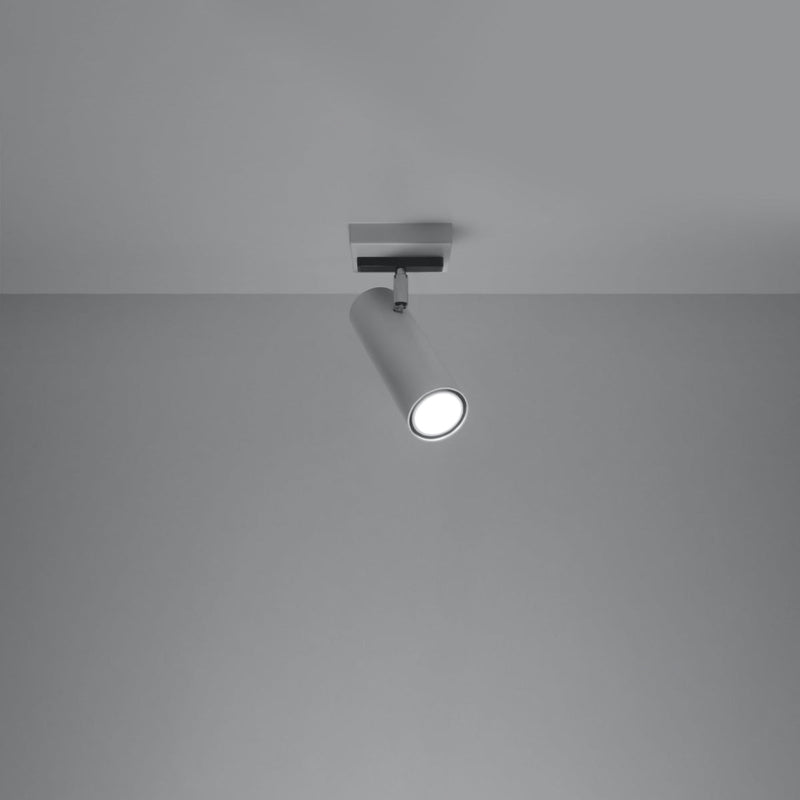 Plafonnier Tube Ajustable 1 blanc