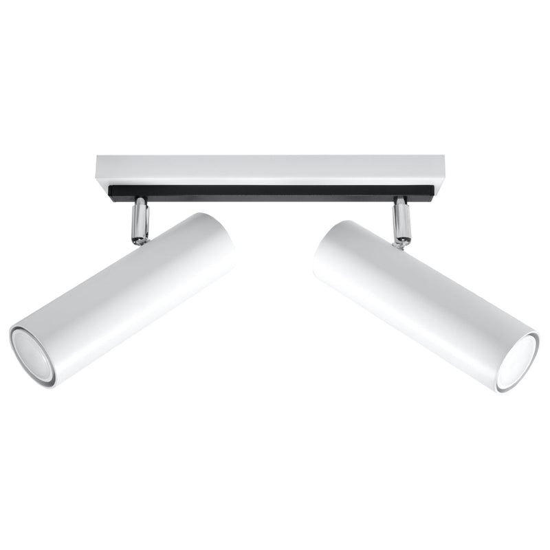 Plafonnier Tube Ajustable 2 blanc