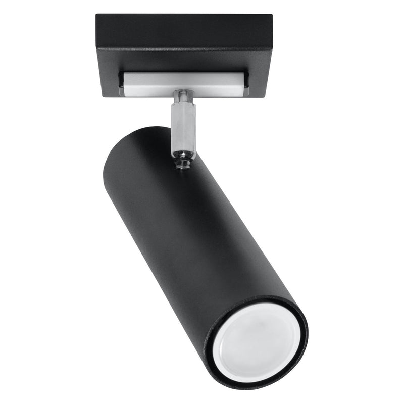 Plafonnier Tube Ajustable 1 noir
