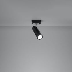 Plafonnier Tube Ajustable 1 noir