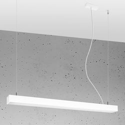 Suspension Barre Moderne 90 blanc