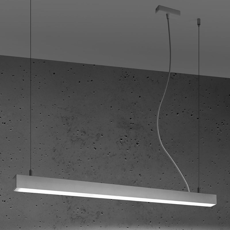 Suspension Barre Moderne 90 blanc