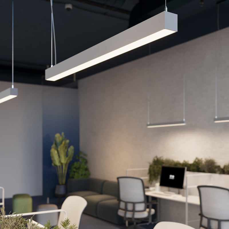 Suspension Barre Moderne 90 gris