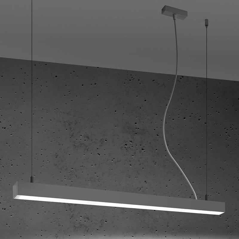 Suspension Barre Moderne 90 gris