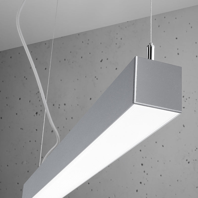 Suspension Barre Moderne 90 gris