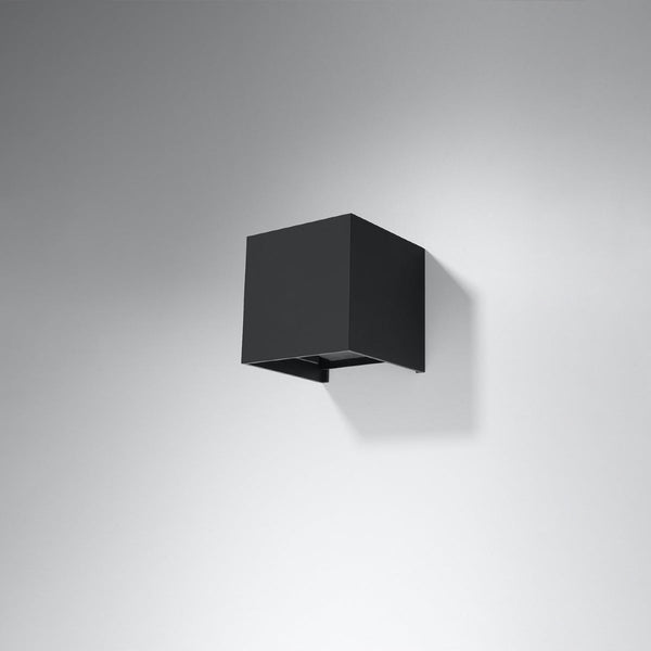 Applique Carré noir LED IP54