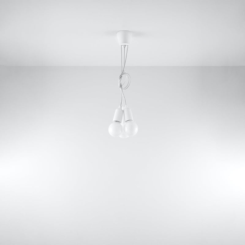 Lampe suspendue Ligne Pure 3 blanc