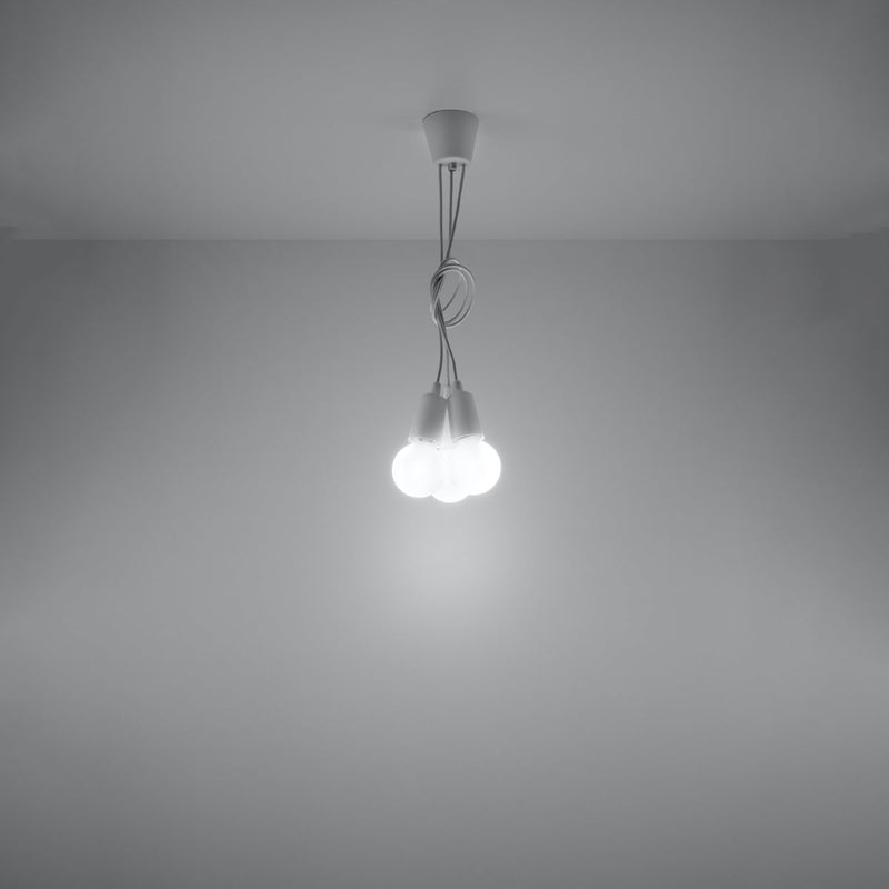 Lampe suspendue Ligne Pure 3 blanc