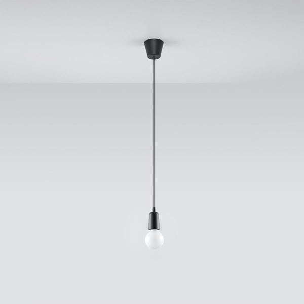 Lampe pendante Ligne Pure 1 noir