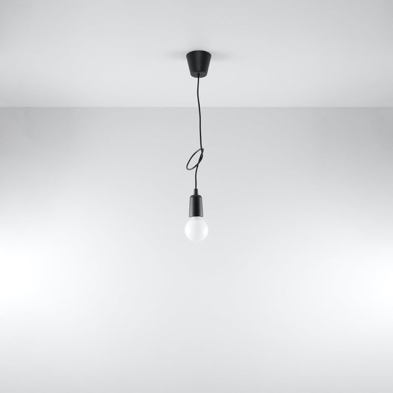 Lampe pendante Ligne Pure 1 noir
