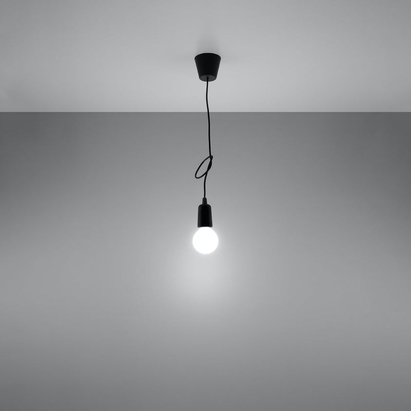 Lampe pendante Ligne Pure 1 noir