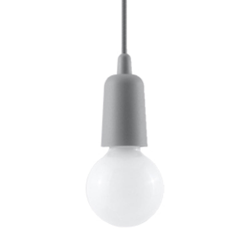 Lampe suspendue Ligne Pure 1 gris
