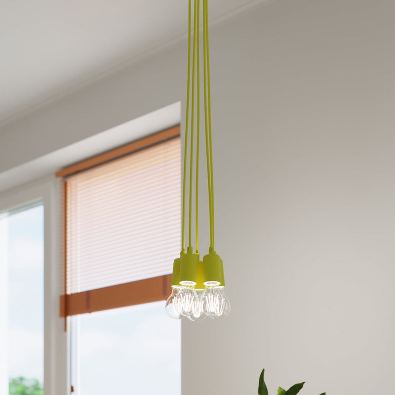 Lampe pendante Ligne Pure 1 jaune