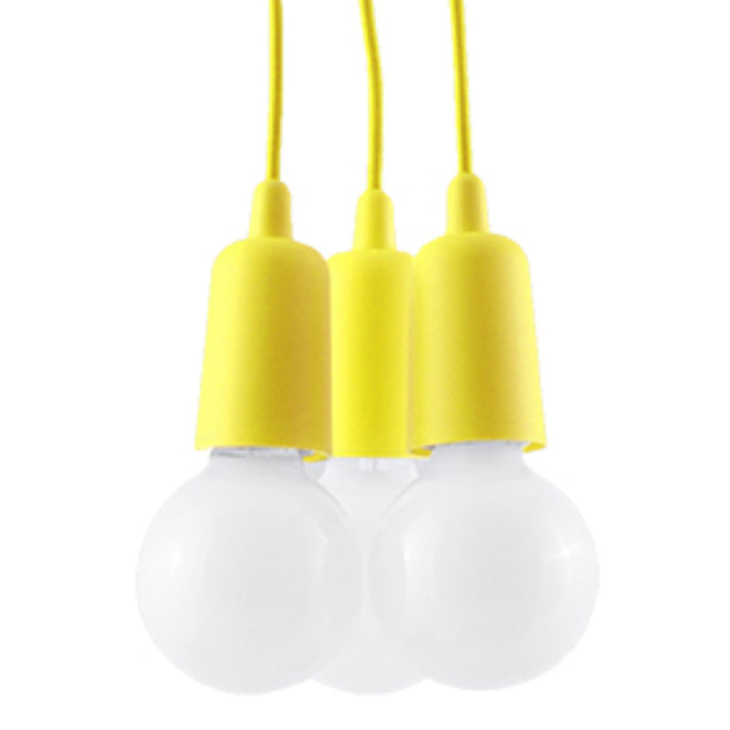Lampe pendante Ligne Pure 3 jaune
