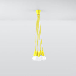 Lampe pendante Ligne Pure 5 jaune
