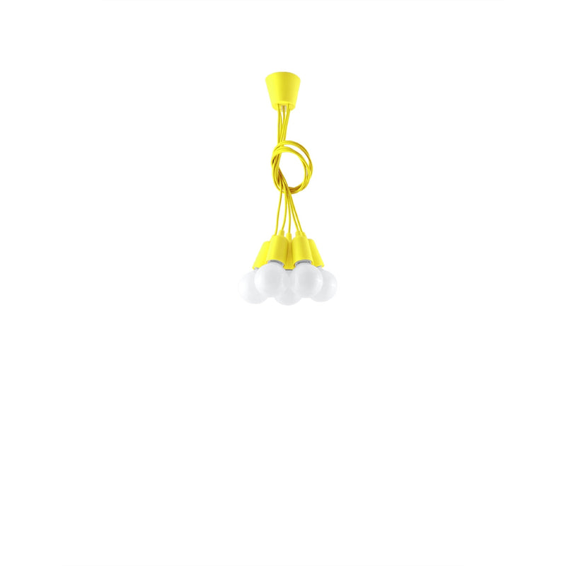 Lampe pendante Ligne Pure 5 jaune