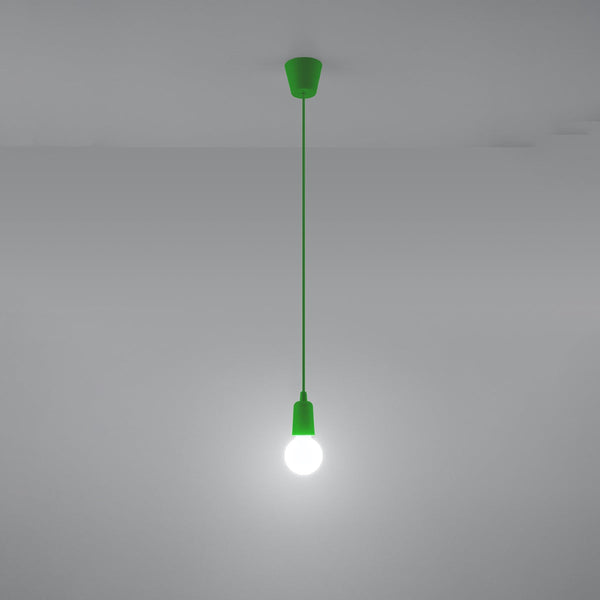 Lampe suspendue Ligne Pure 1 vert