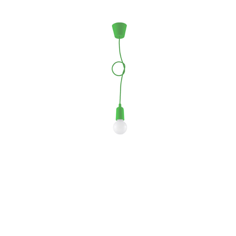 Lampe suspendue Ligne Pure 1 vert