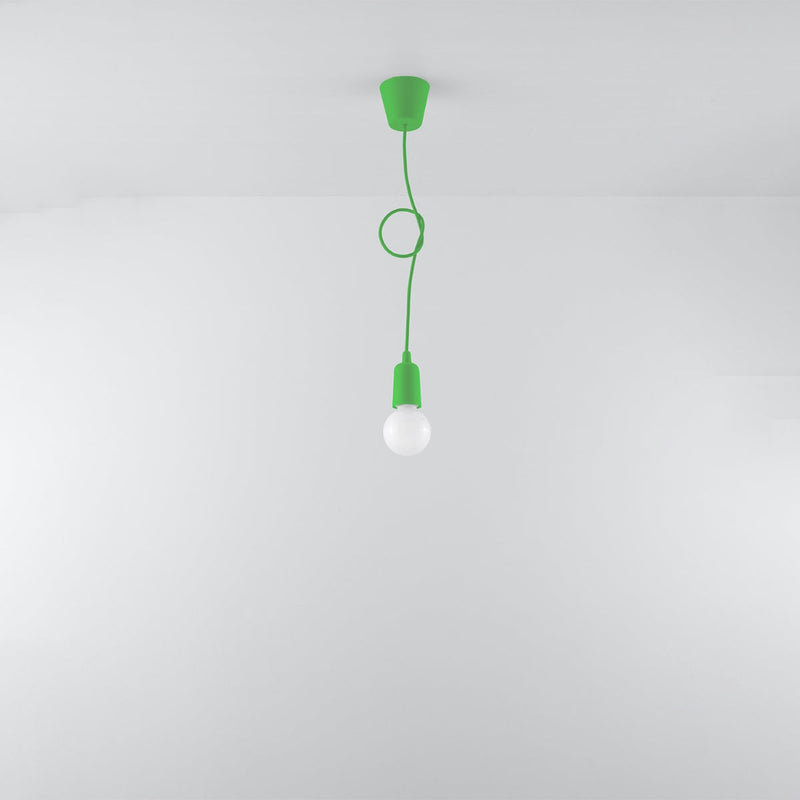 Lampe suspendue Ligne Pure 1 vert