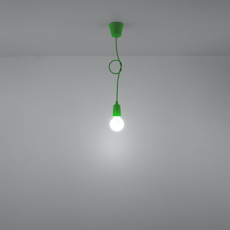 Lampe suspendue Ligne Pure 1 vert