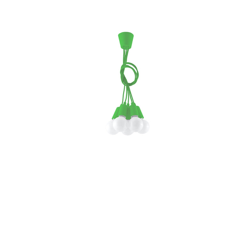 Lampe pendante Ligne Pure 5 verte