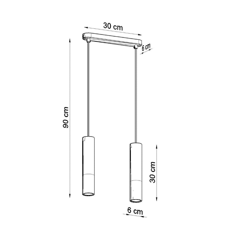 [EXP] Lampe pendante Bicolore 2 blanc