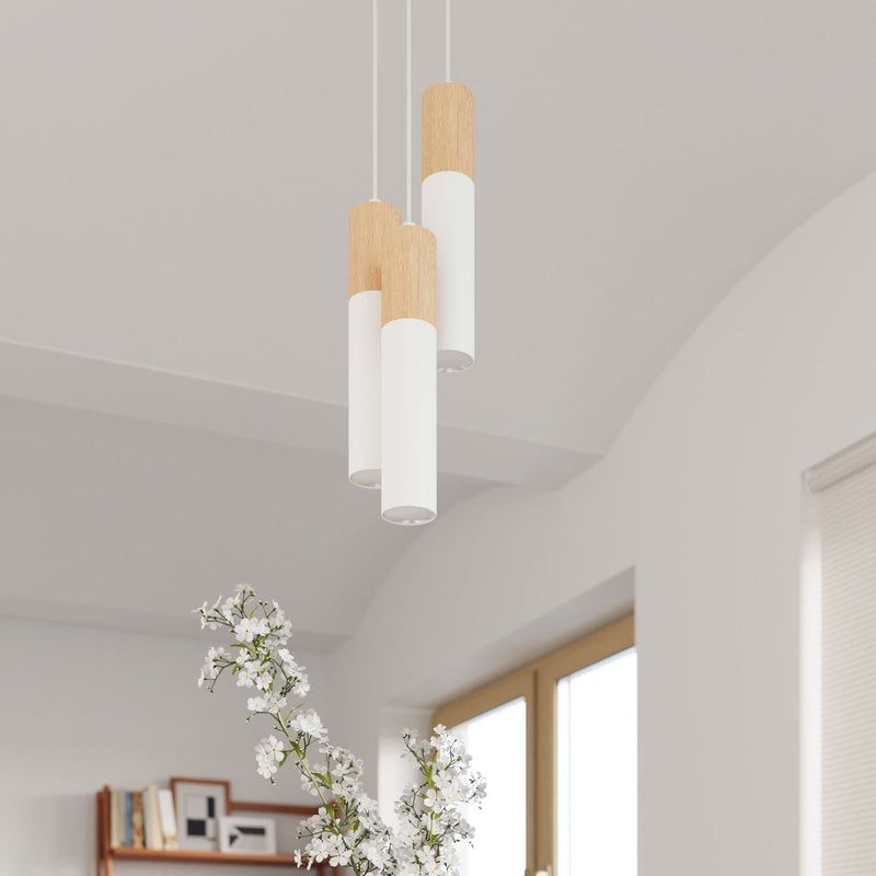 [EXP] Lampe pendante Bicolore 2 blanc