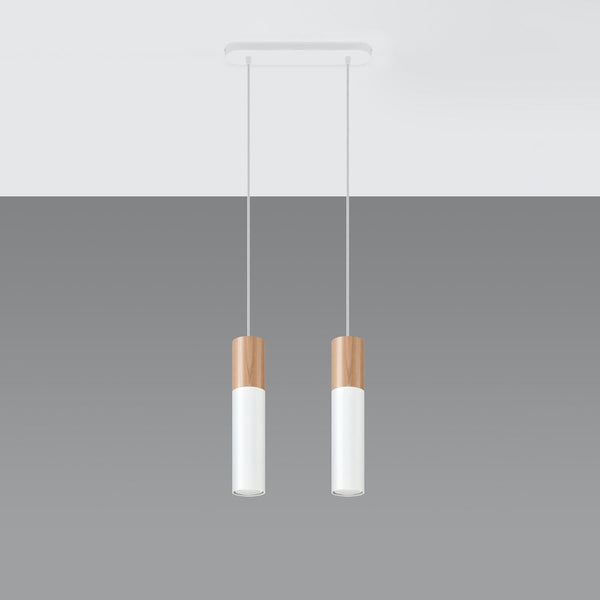 [EXP] Lampe pendante Bicolore 2 blanc