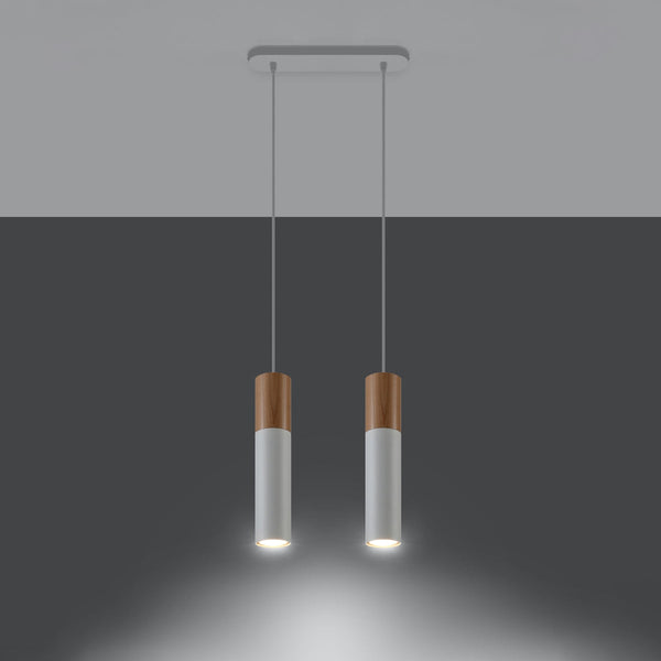 [EXP] Lampe pendante Bicolore 2 blanc